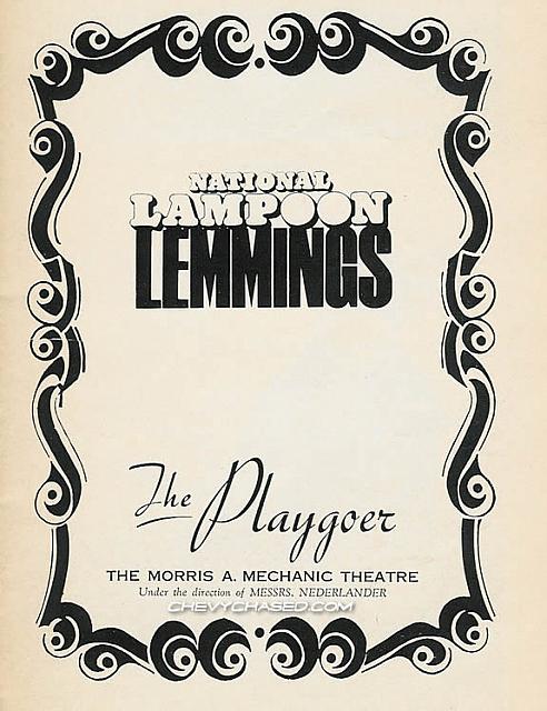 Lemmings playbill page 1