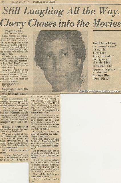 Detroit Free Press, Oct. '77